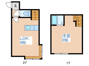 ラフォーレアイダ弐番館の物件間取画像